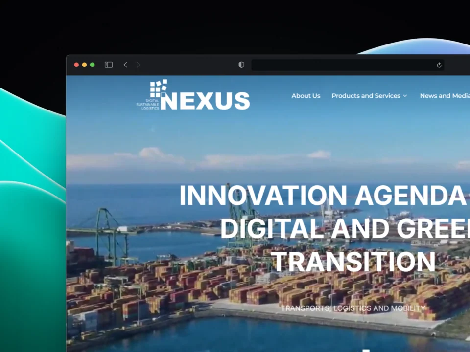 NEXUS platform — secondary section presenting research outputs and stakeholder content