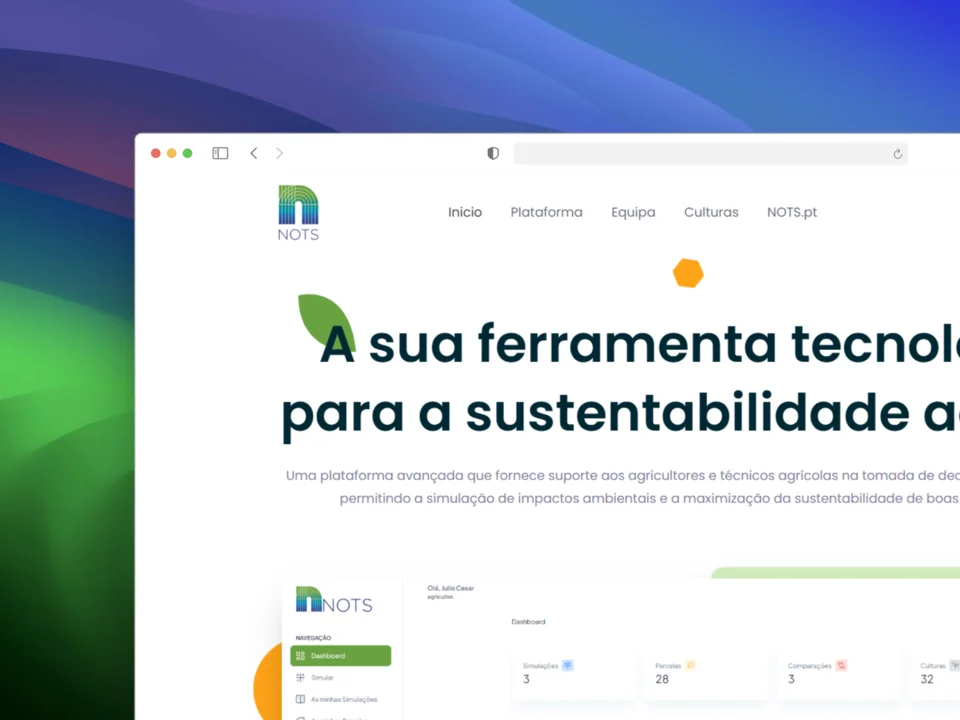 NOTS platform — feature presentation section