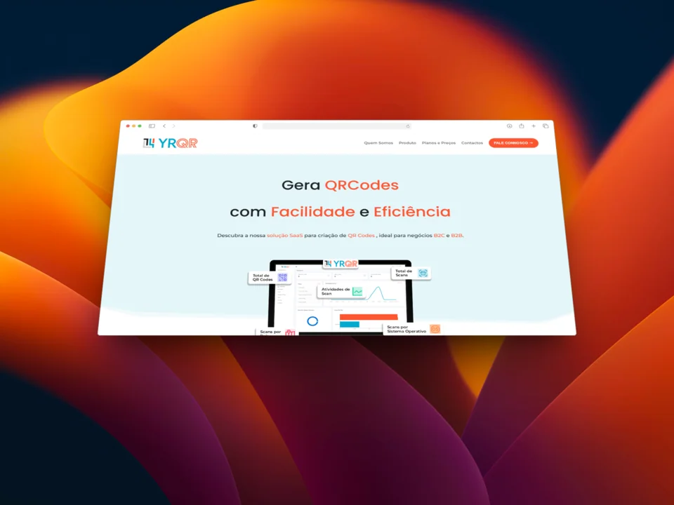 YRQR platform — feature / dashboard preview